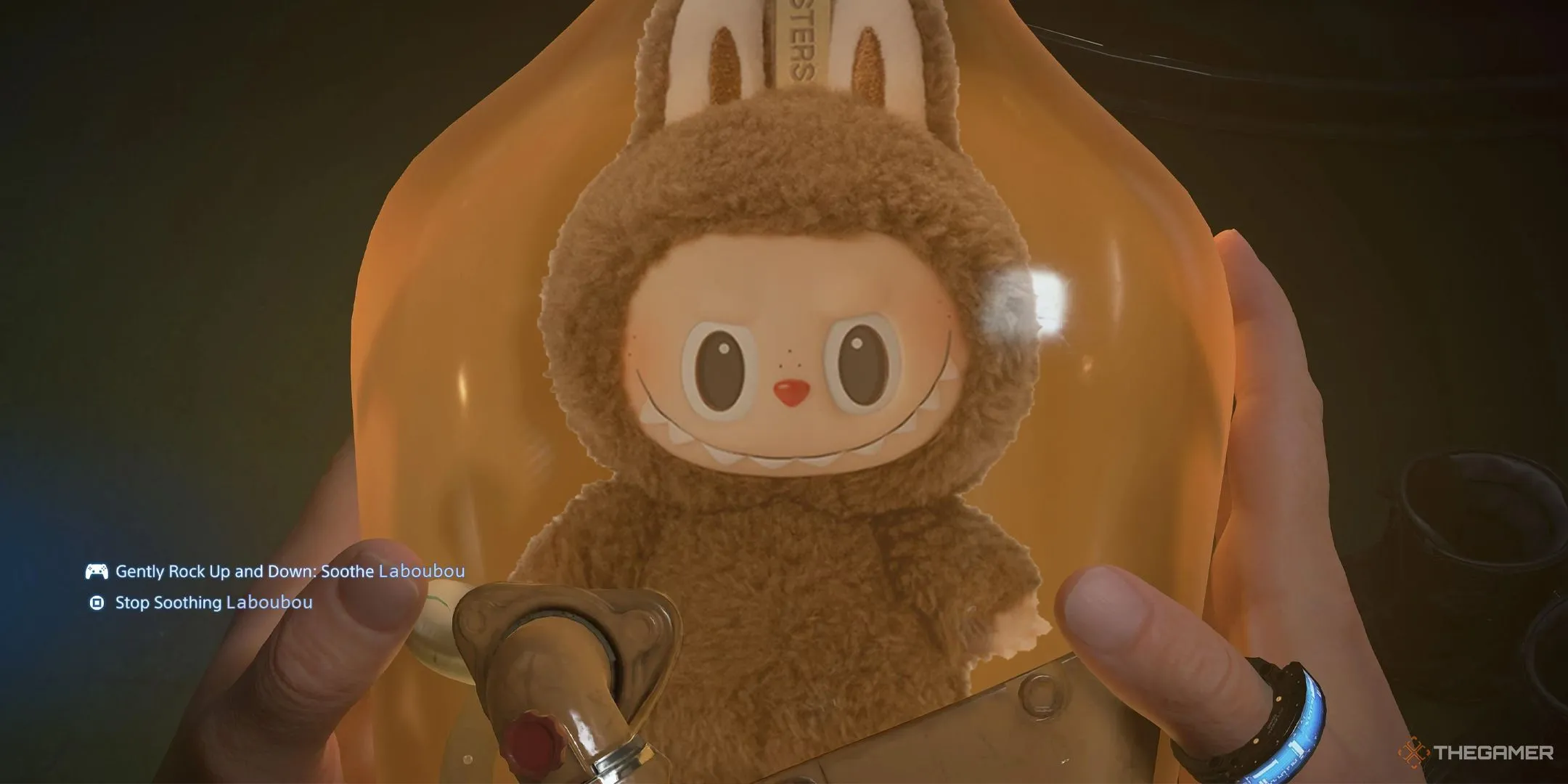 Labubu bên trong một buồng BB Pod quen thuộc của Death Stranding 2