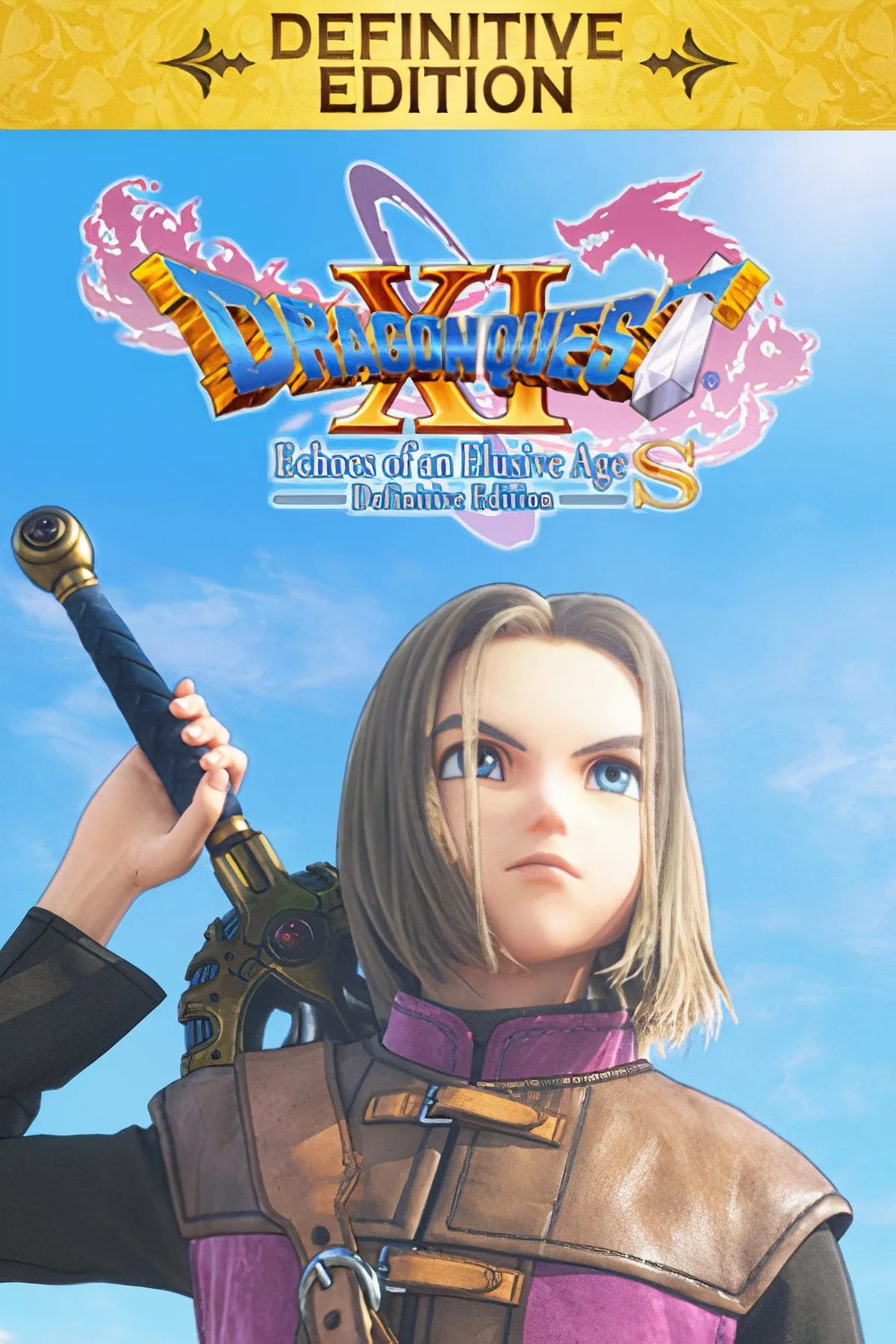 Lão già Rab trong Dragon Quest XI với cây trượng và bộ râu đặc trưng, một pháp sư đa năng nhưng dễ bị thay thế.
