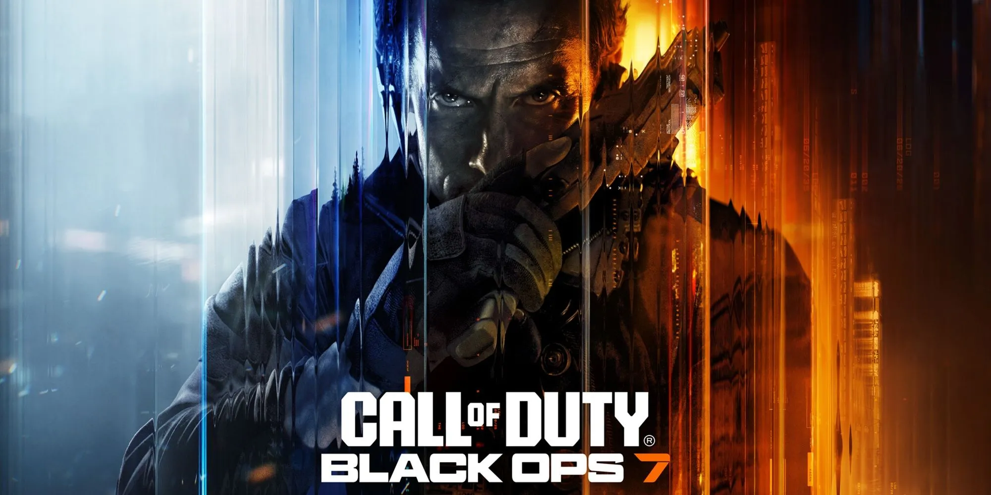 Logo chính thức của Call of Duty: Black Ops 7, tông màu đen bí ẩn