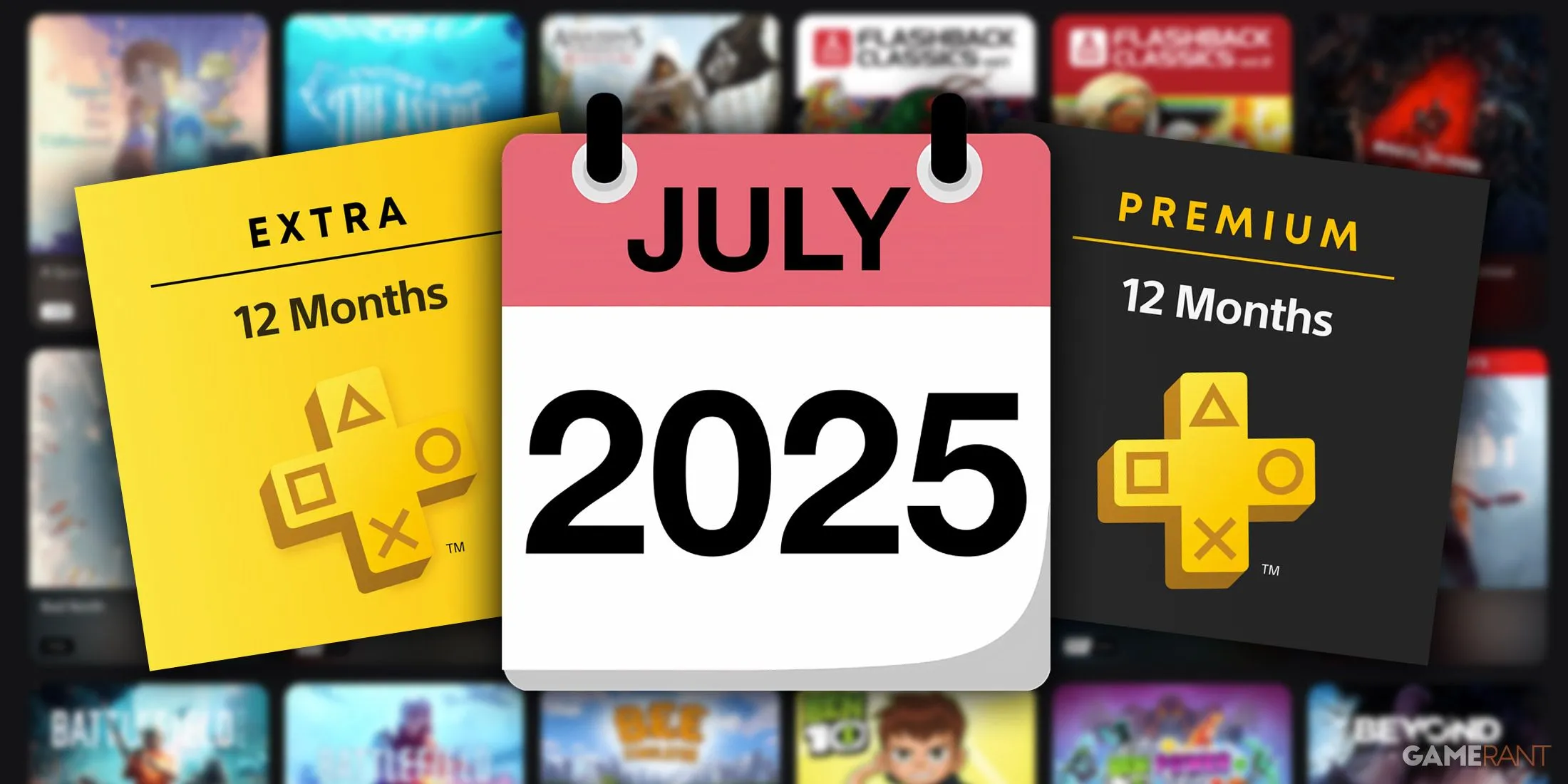 Logo PlayStation Plus biểu tượng cho những tựa game hấp dẫn sắp ra mắt vào tháng 7 năm 2025, báo hiệu điều tốt đẹp cho tương lai