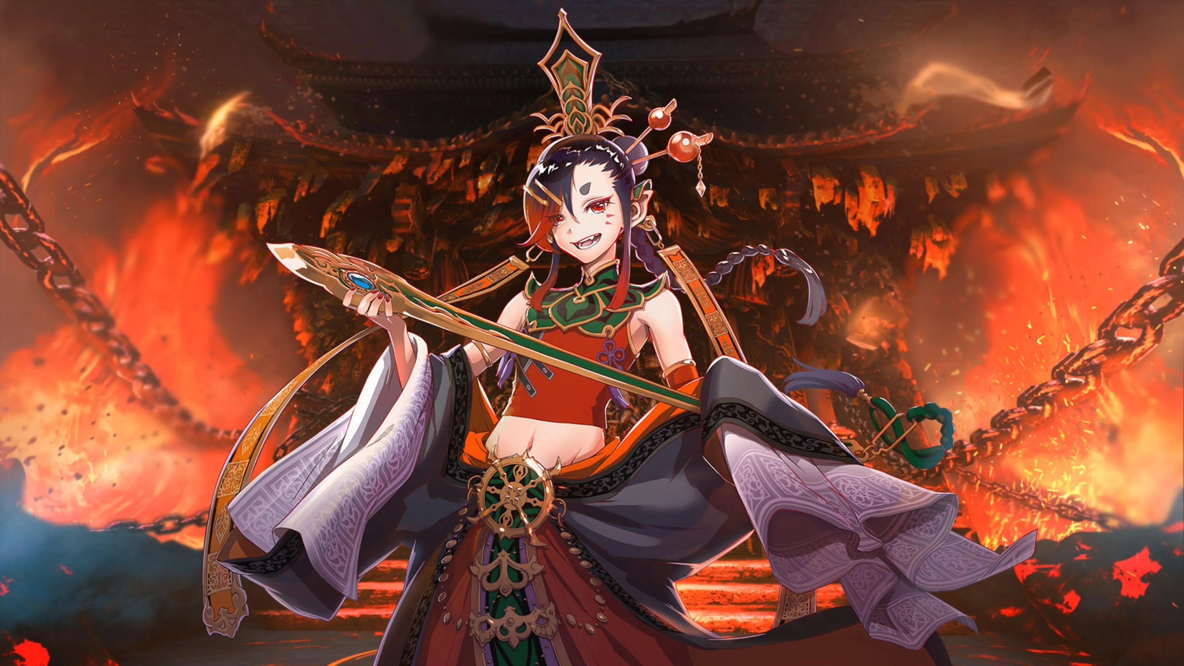 Màn hình kết quả cuối màn chơi hoặc tổng kết thành tích của game thủ trong Warriors Abyss