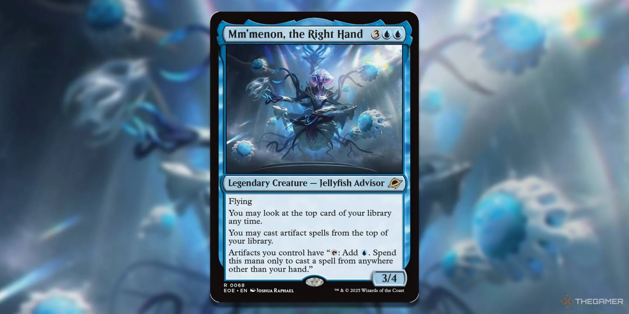 Mm'menon The Right Hand - Commander mono-xanh dương chuyển artifact thành mana