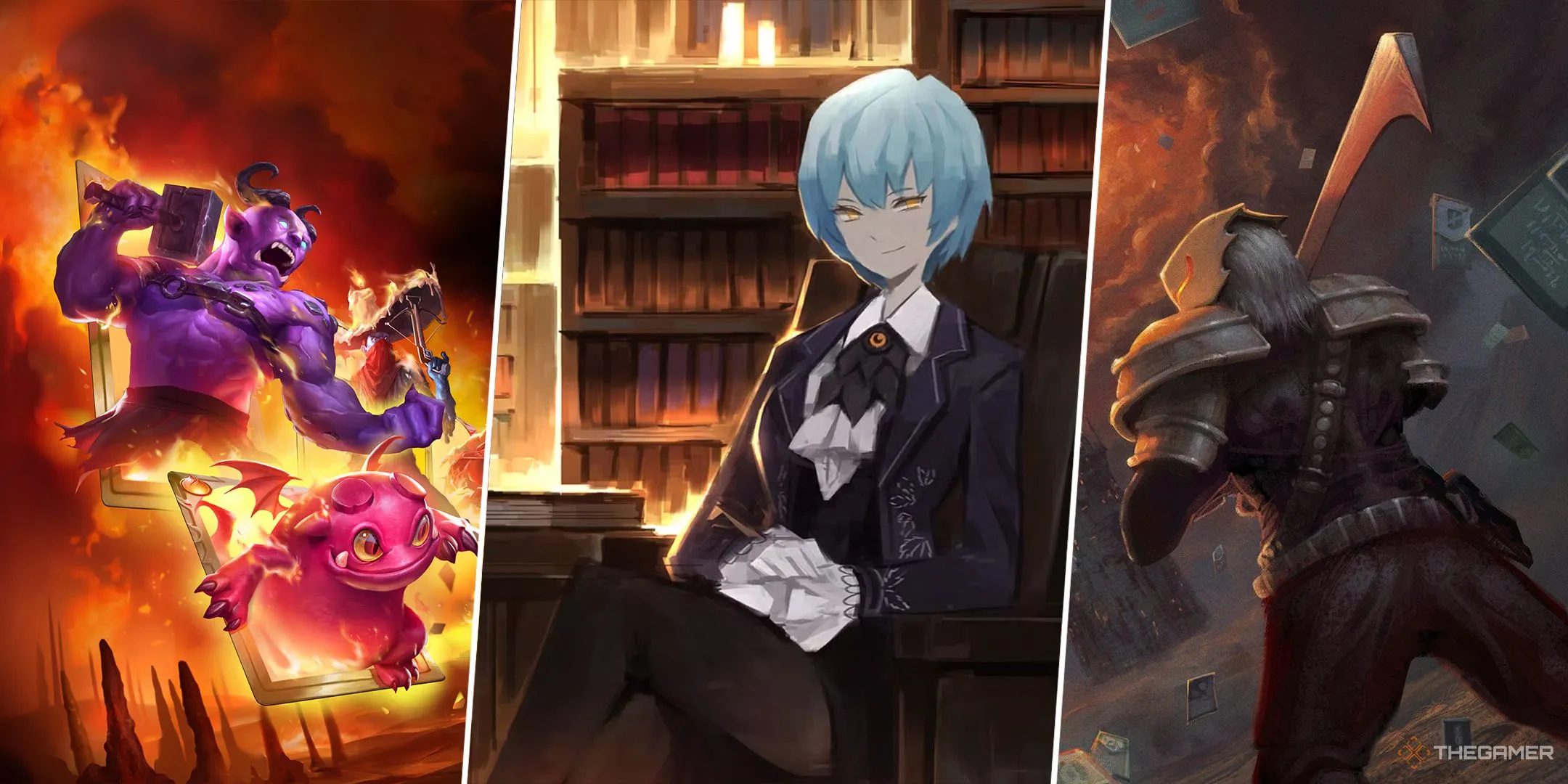 Một hình ảnh collage với Slay the Spire ở trung tâm, cùng với Monster Train và Library of Ruina, nhấn mạnh vị thế của nó là chuẩn mực cho game xây dựng bộ bài