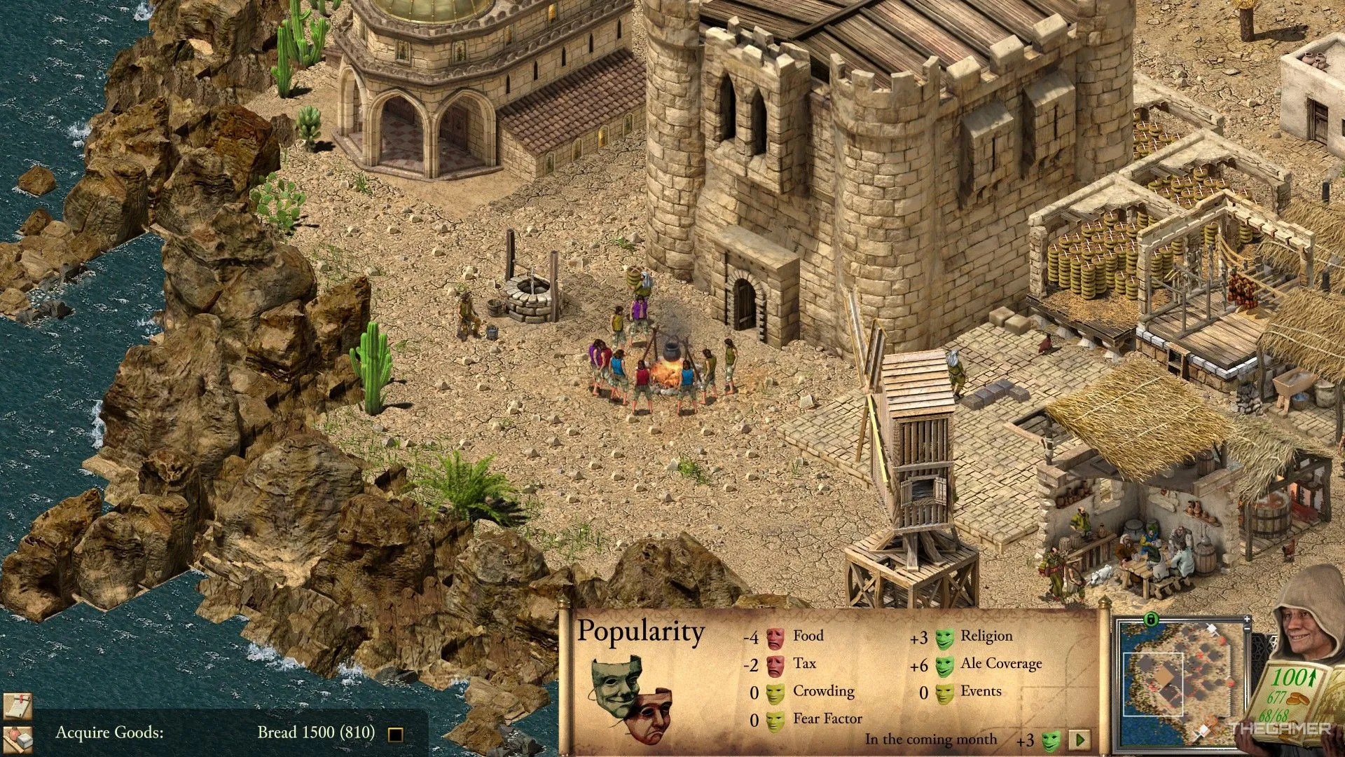 Người chơi Stronghold Crusader Definitive Edition đạt độ phổ biến cao nhờ nhà thờ và bia rượu