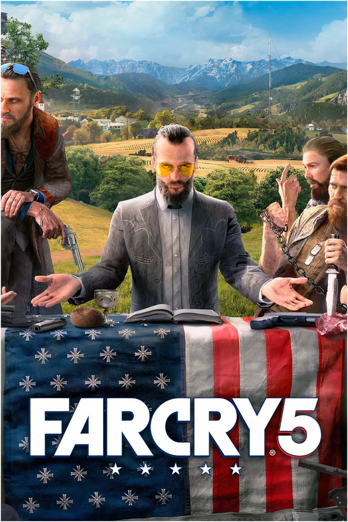 Nhân vật chính đối đầu với giáo phái Project at Eden's Gate trong Far Cry 5