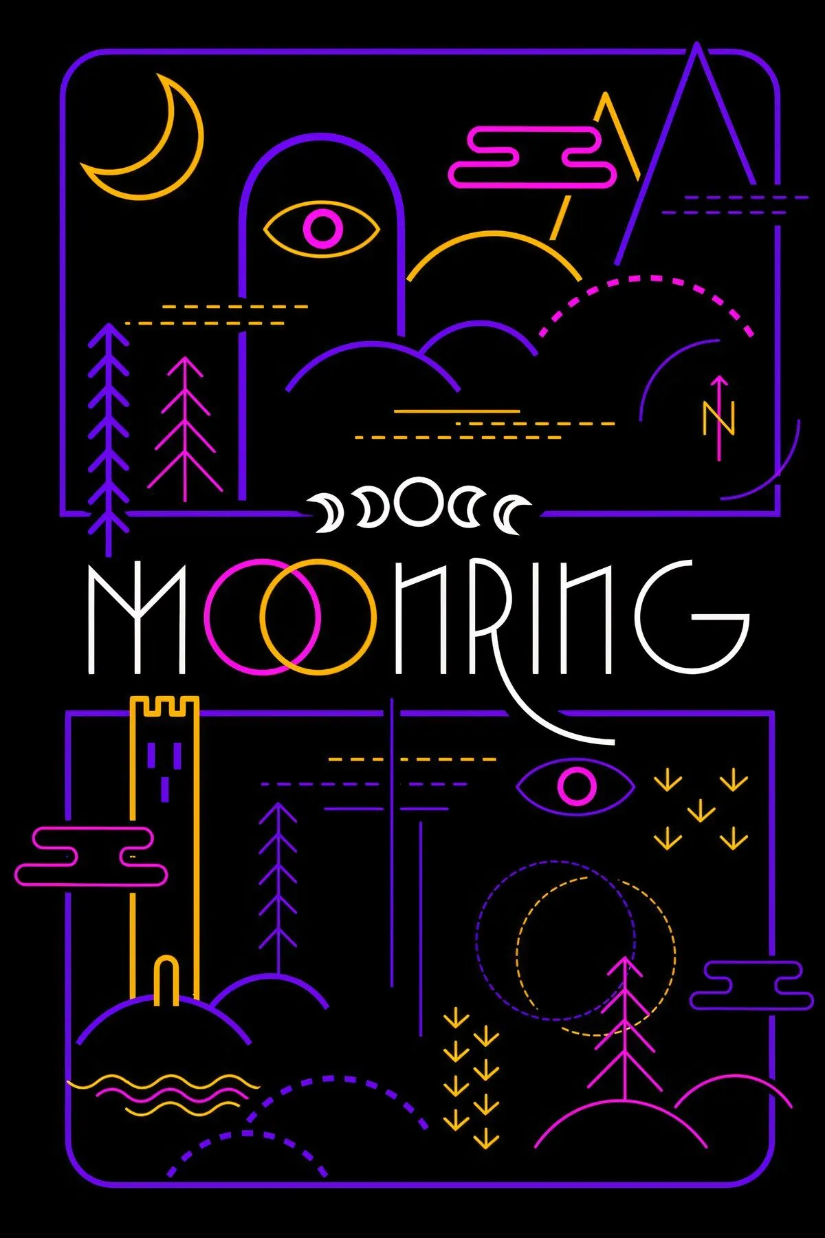 Nhân vật chính Moonring trong bối cảnh game RPG roguelike cổ điển.