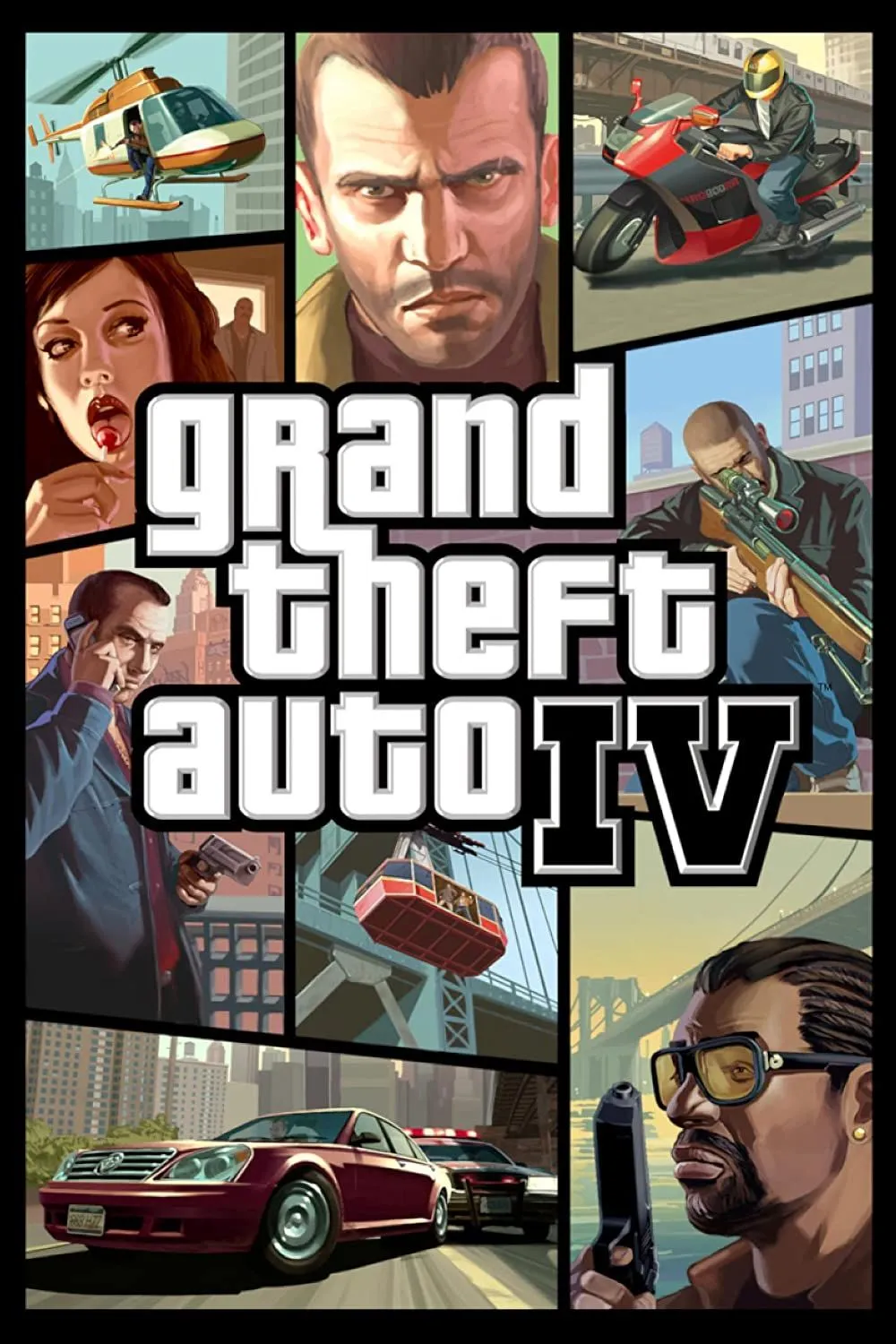 Niko Bellic trên đường phố Liberty City, biểu tượng của cốt truyện trưởng thành trong GTA 4