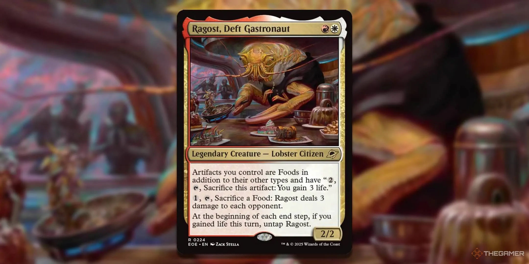 Ragost Deft Gastronaut - Commander ẩm thực với token Food trong Magic The Gathering