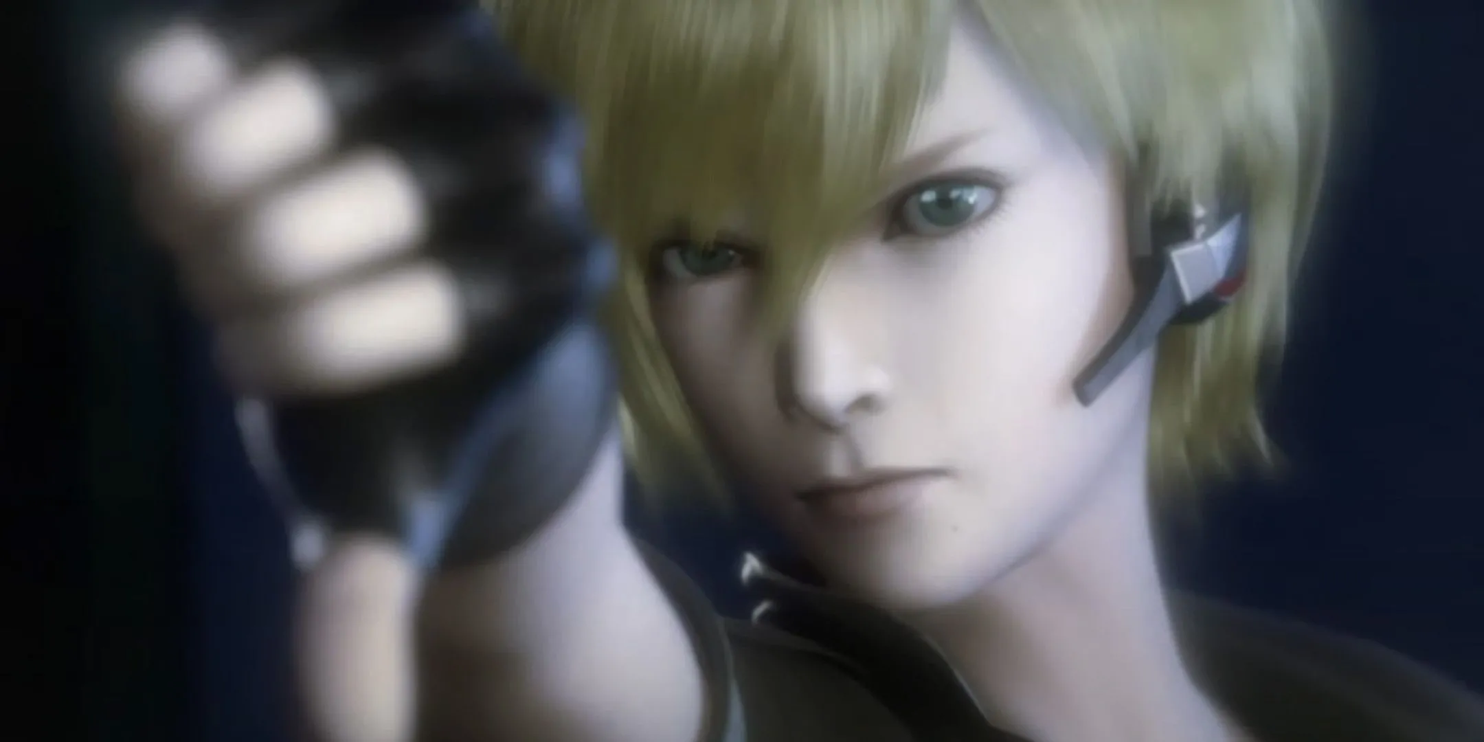 Samus Aran biểu cảm thất vọng với ngón tay cái hướng xuống trong Metroid: Other M, tượng trưng cho sự thay đổi tính cách gây tranh cãi của cô.