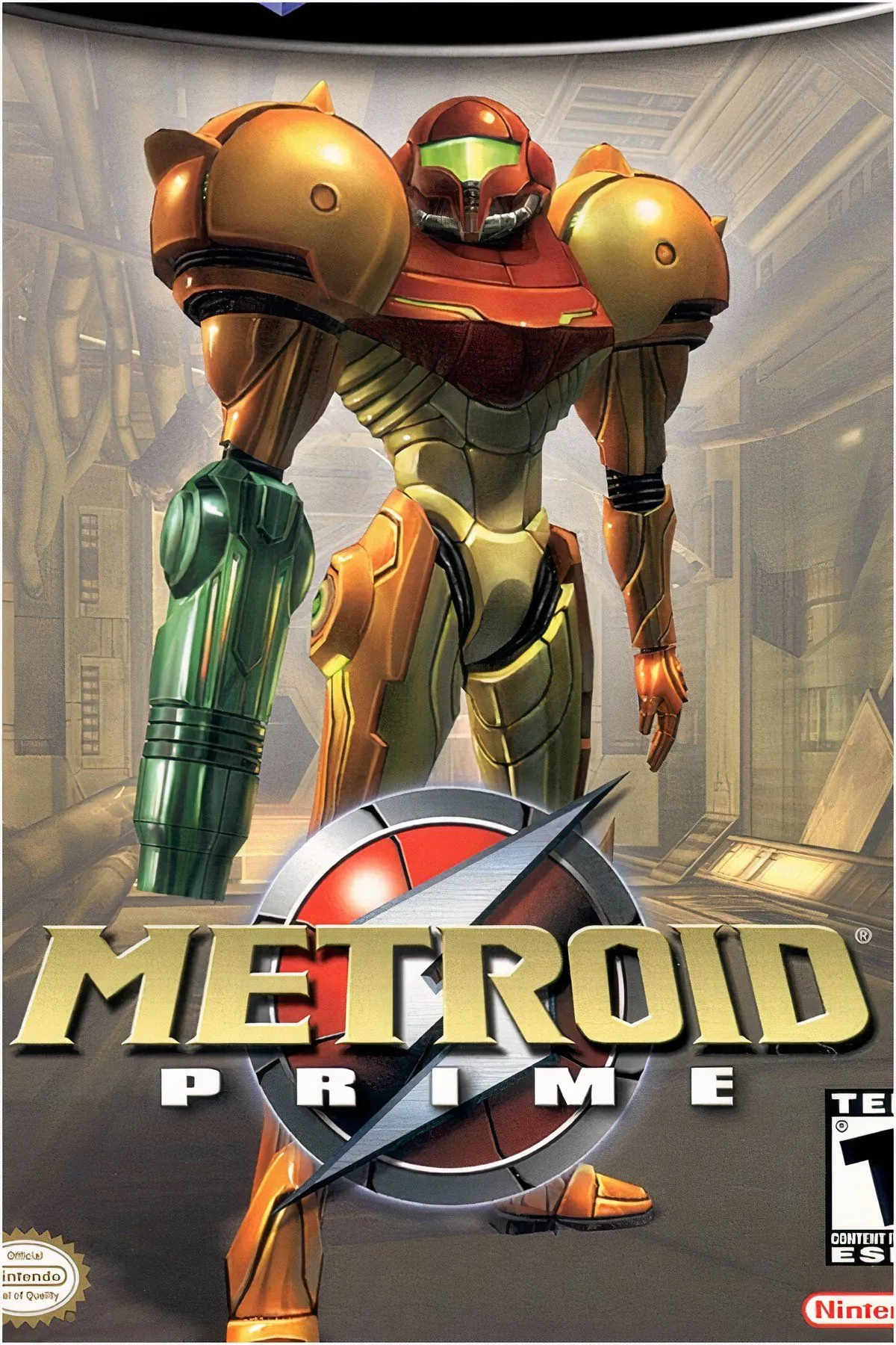 Samus Aran trong bộ giáp power suit, sẵn sàng khám phá Tallon IV u ám, một mình đối đầu với hiểm nguy.