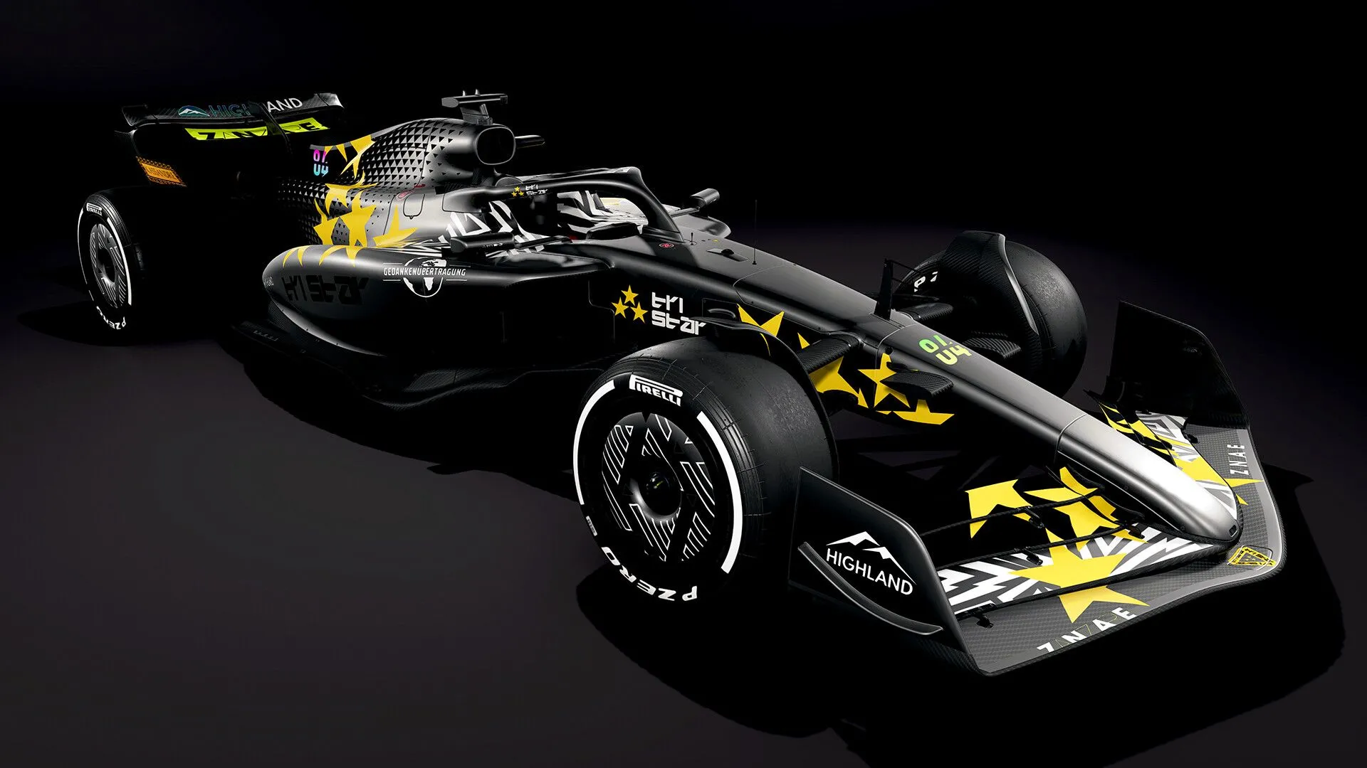 Screenshot gameplay F1 25 nhìn từ trên cao xuống, mô tả bố cục đường đua