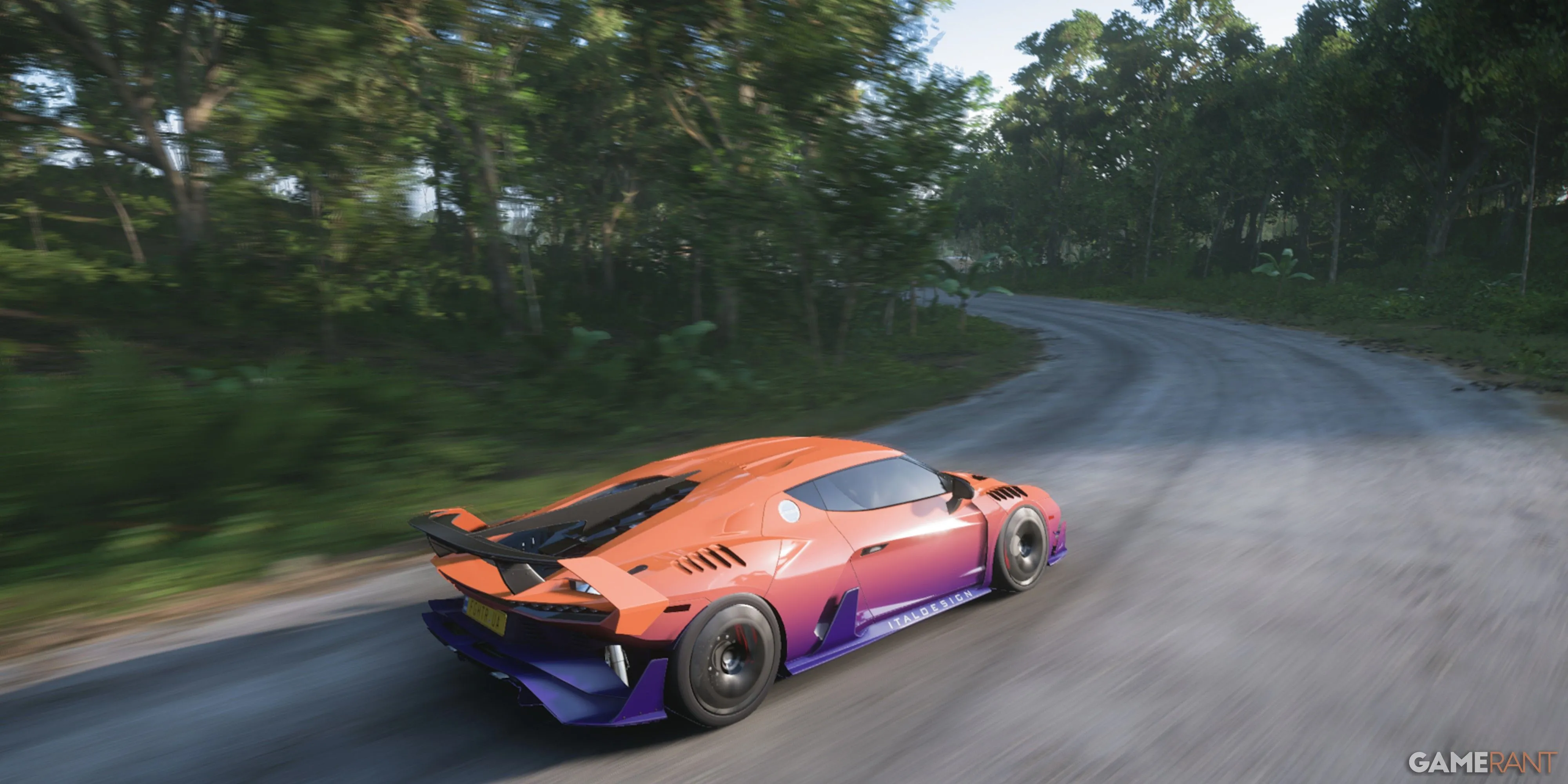 Siêu xe Italdesign Zerouno phô diễn tốc độ trên đường đua Forza Horizon 5