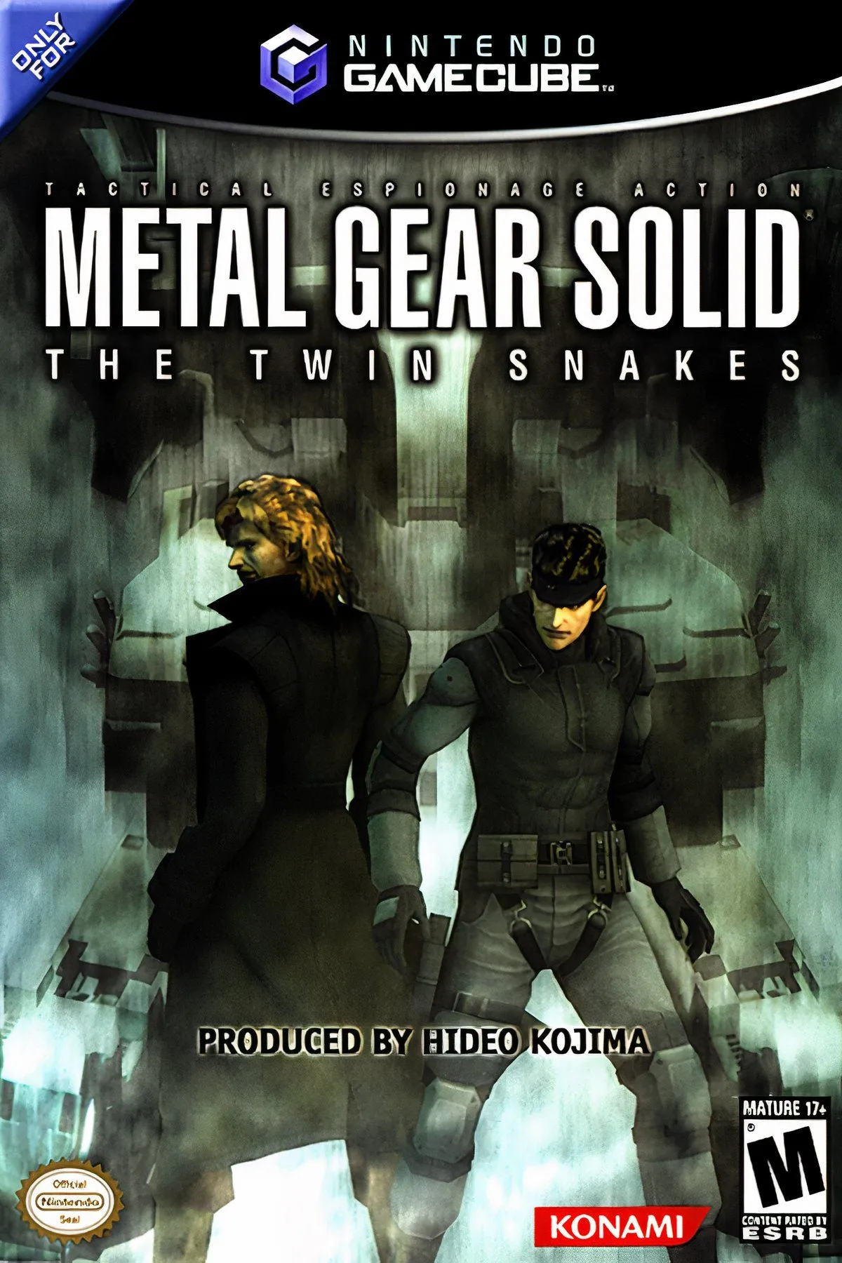 Solid Snake trong Metal Gear Solid: The Twin Snakes ẩn nấp