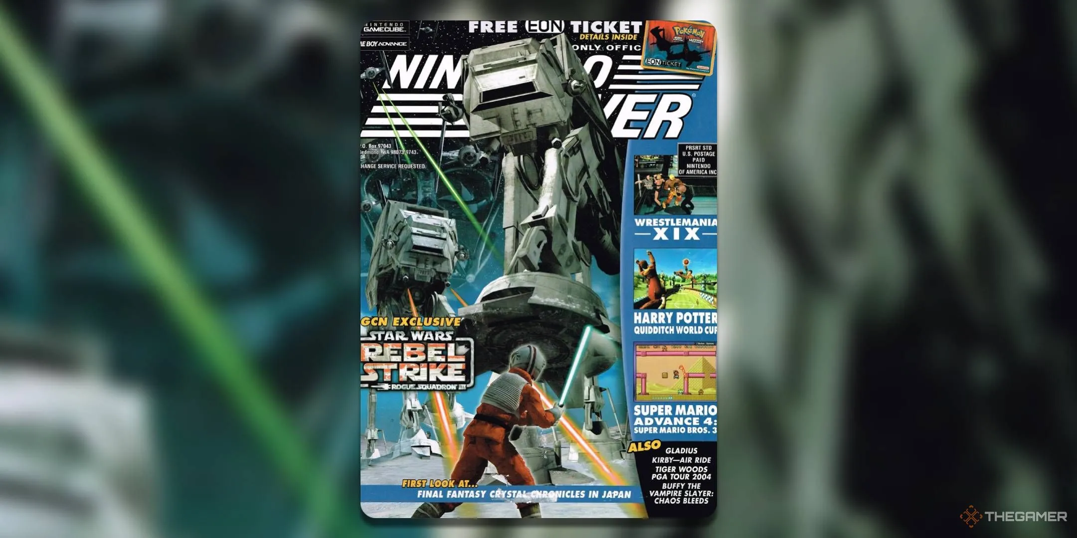 Tạp chí Nintendo Power số 173 tháng 11 năm 2003, nổi bật với Star Wars Rebel Strike và thẻ Eon hiếm