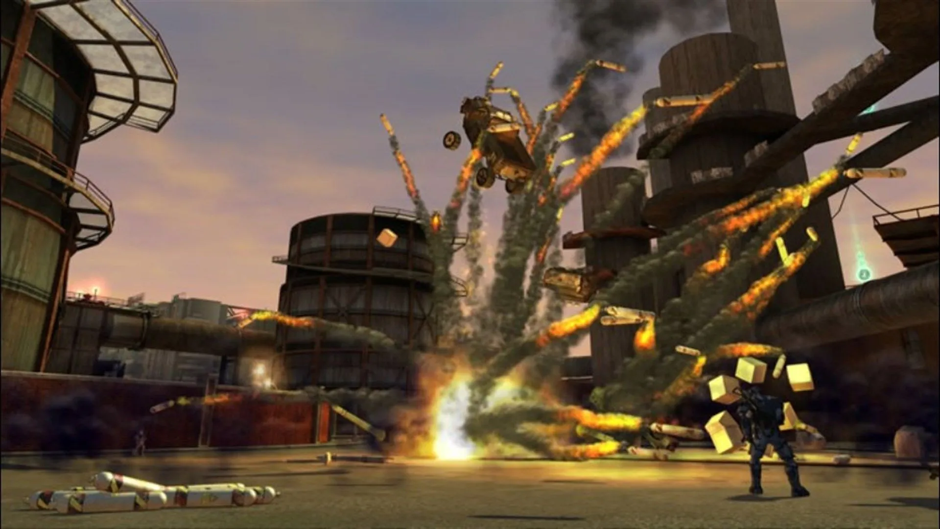 Thành phố đổ nát và cuộc chiến không hồi kết trong Crackdown 2