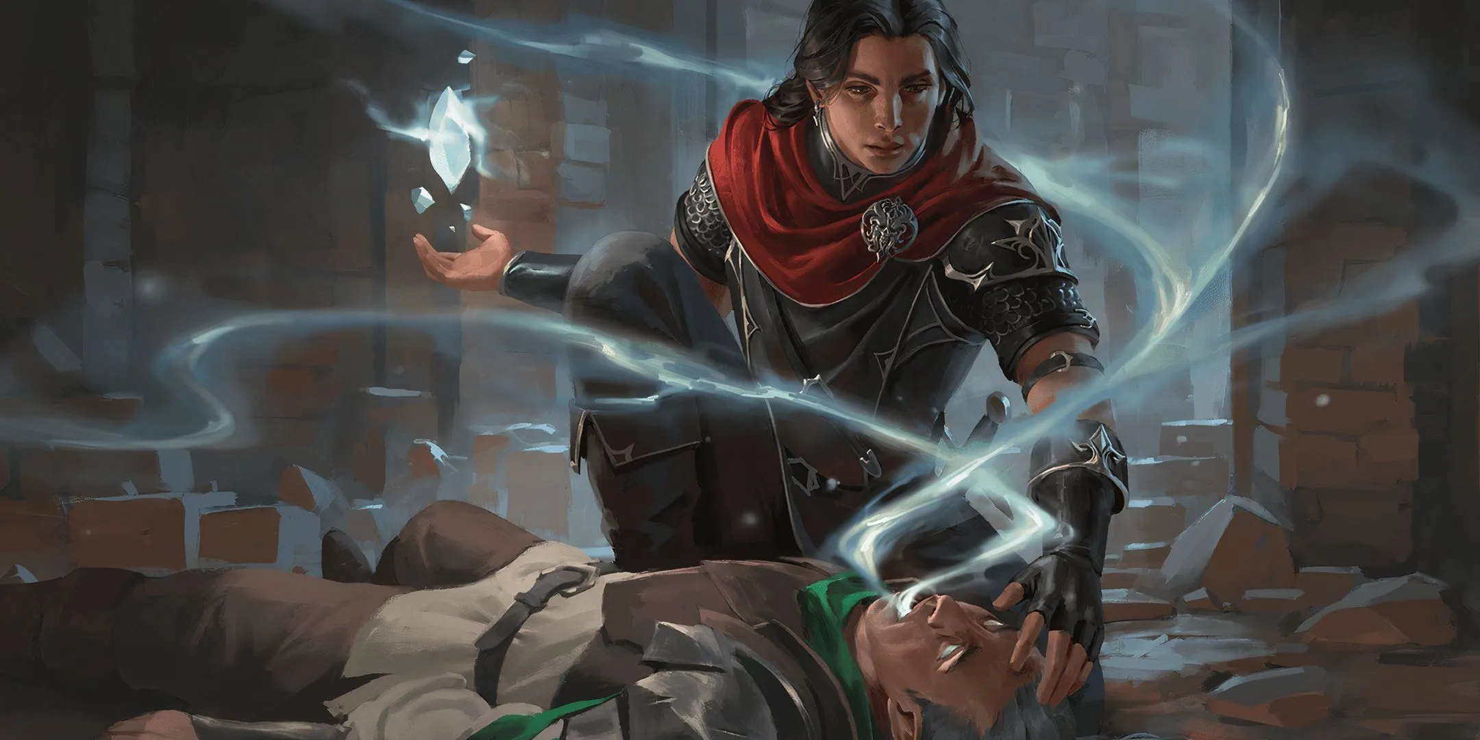 Thầy tu hồi sinh đồng đội bằng phép Raise Dead trong Dungeons &amp; Dragons.