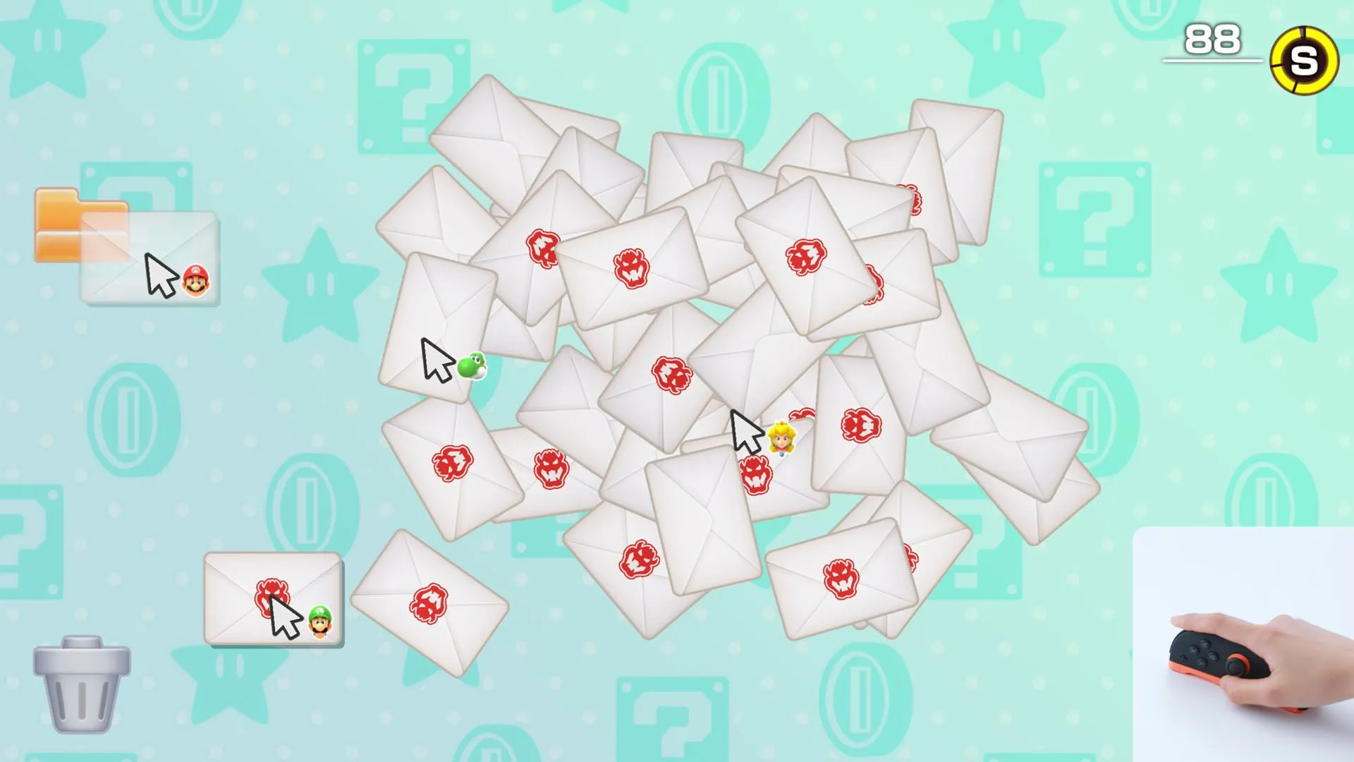 Toad và Peach trên sân chơi đầy thử thách của Super Mario Party Jamboree trên Nintendo Switch 2, gợi mở những trải nghiệm minigame sôi động.