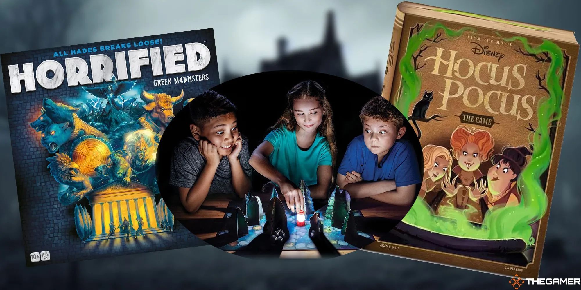 Tuyển tập các board game với chủ đề Halloween, mang đến không khí ma quái và rùng rợn cho những buổi tiệc đêm, thường là lựa chọn tuyệt vời để giải trí theo mùa.