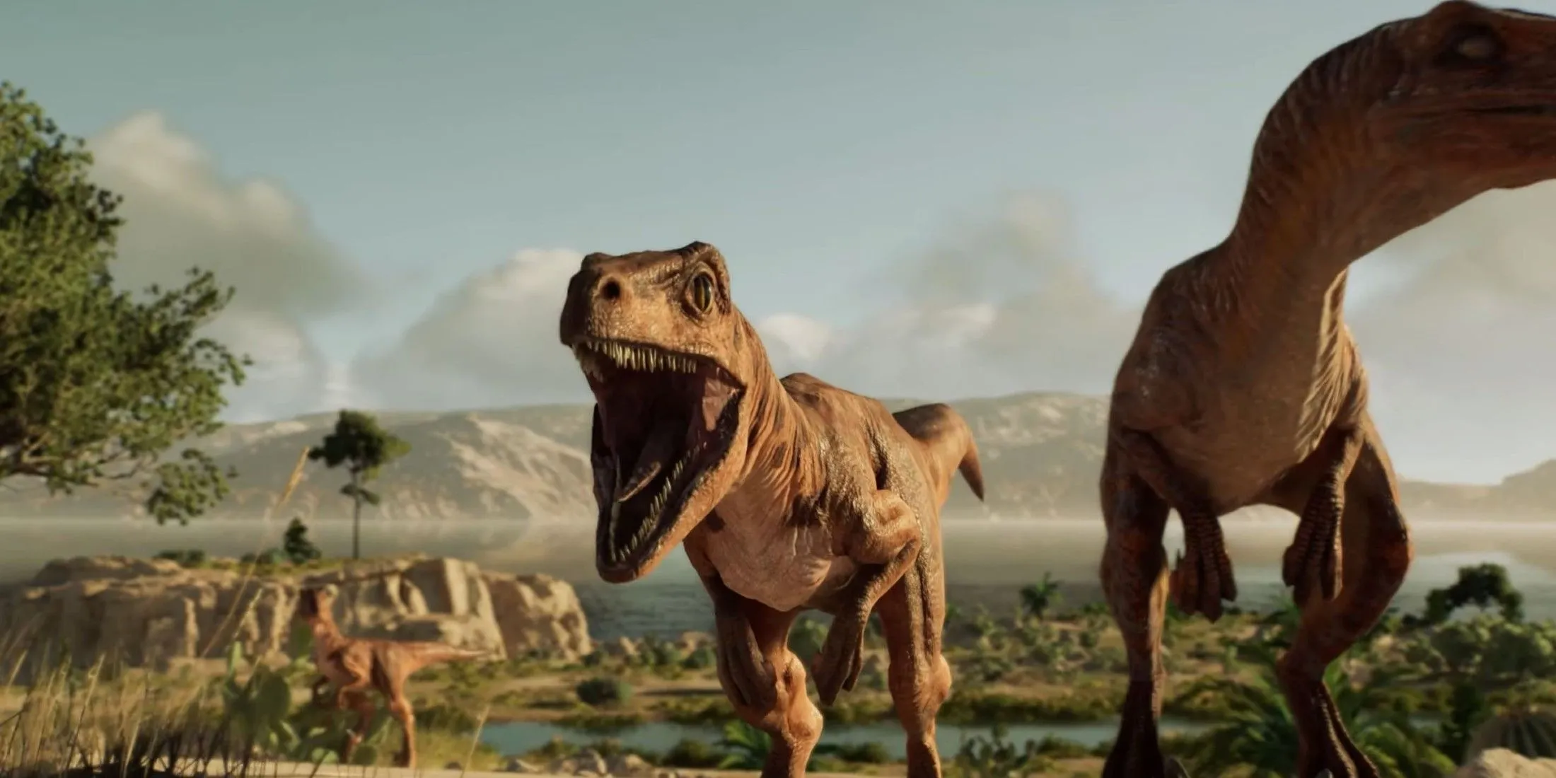 Velociraptor trong Jurassic World Evolution 3 đang săn mồi