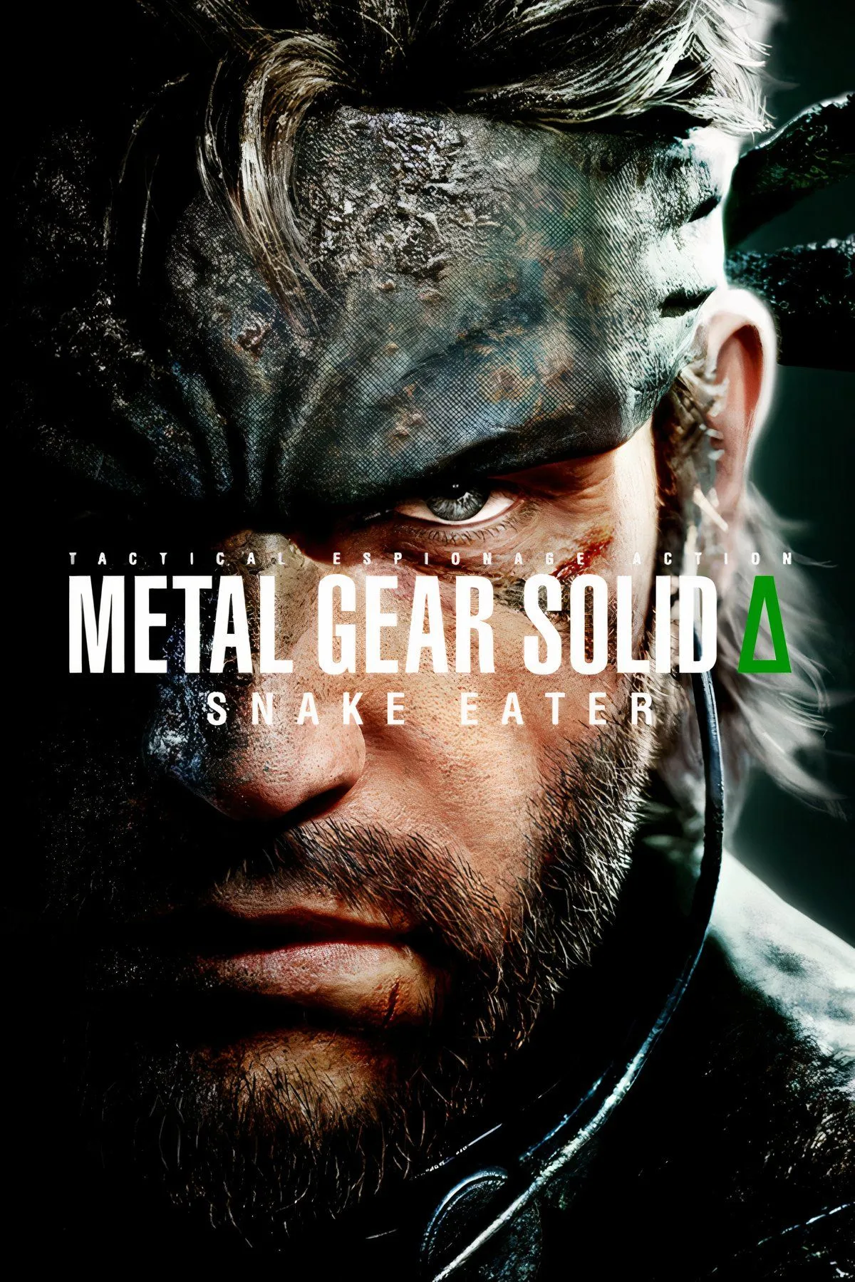 Ảnh bìa Metal Gear Solid Delta: Snake Eater, với hình ảnh Naked Snake mang tính biểu tượng, sẵn sàng cho cuộc phiêu lưu nguy hiểm.