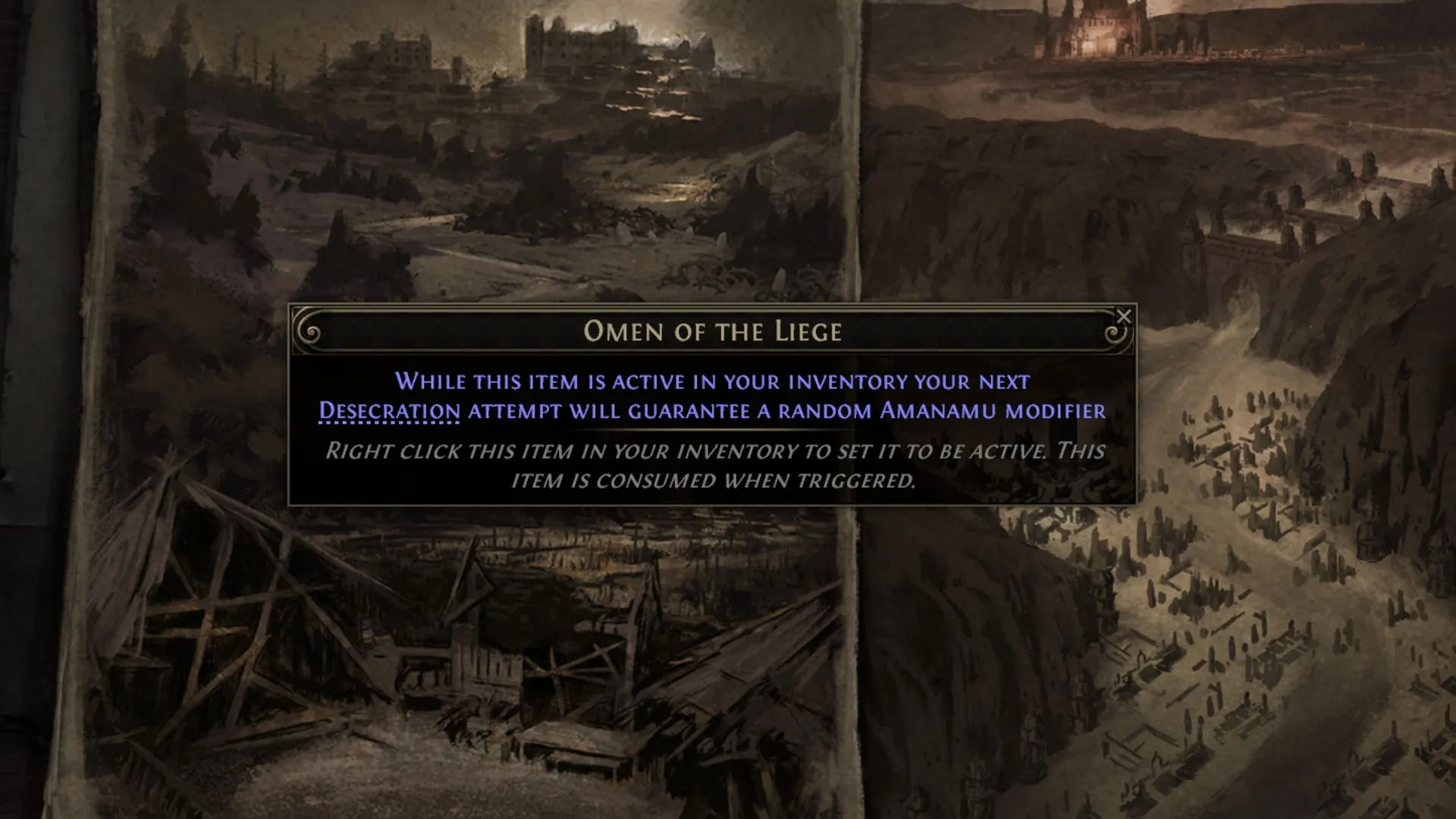 Các modifier Amanamu mạnh mẽ được Omen of the Liege đảm bảo trong hệ thống chế đồ của Path of Exile 2