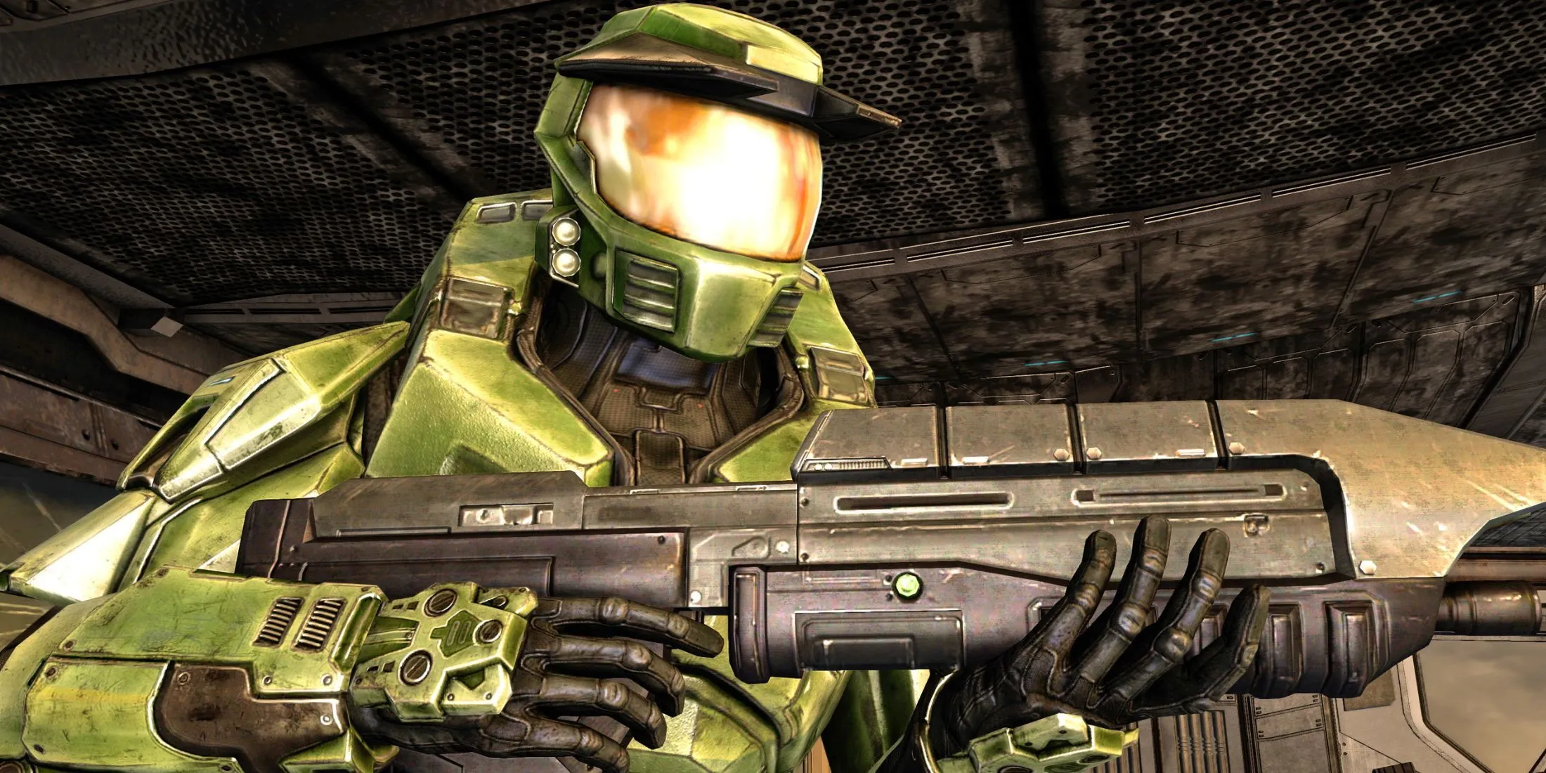 Huyền thoại Master Chief, biểu tượng của series Halo, trong thiết kế nguyên bản của Halo Combat Evolved