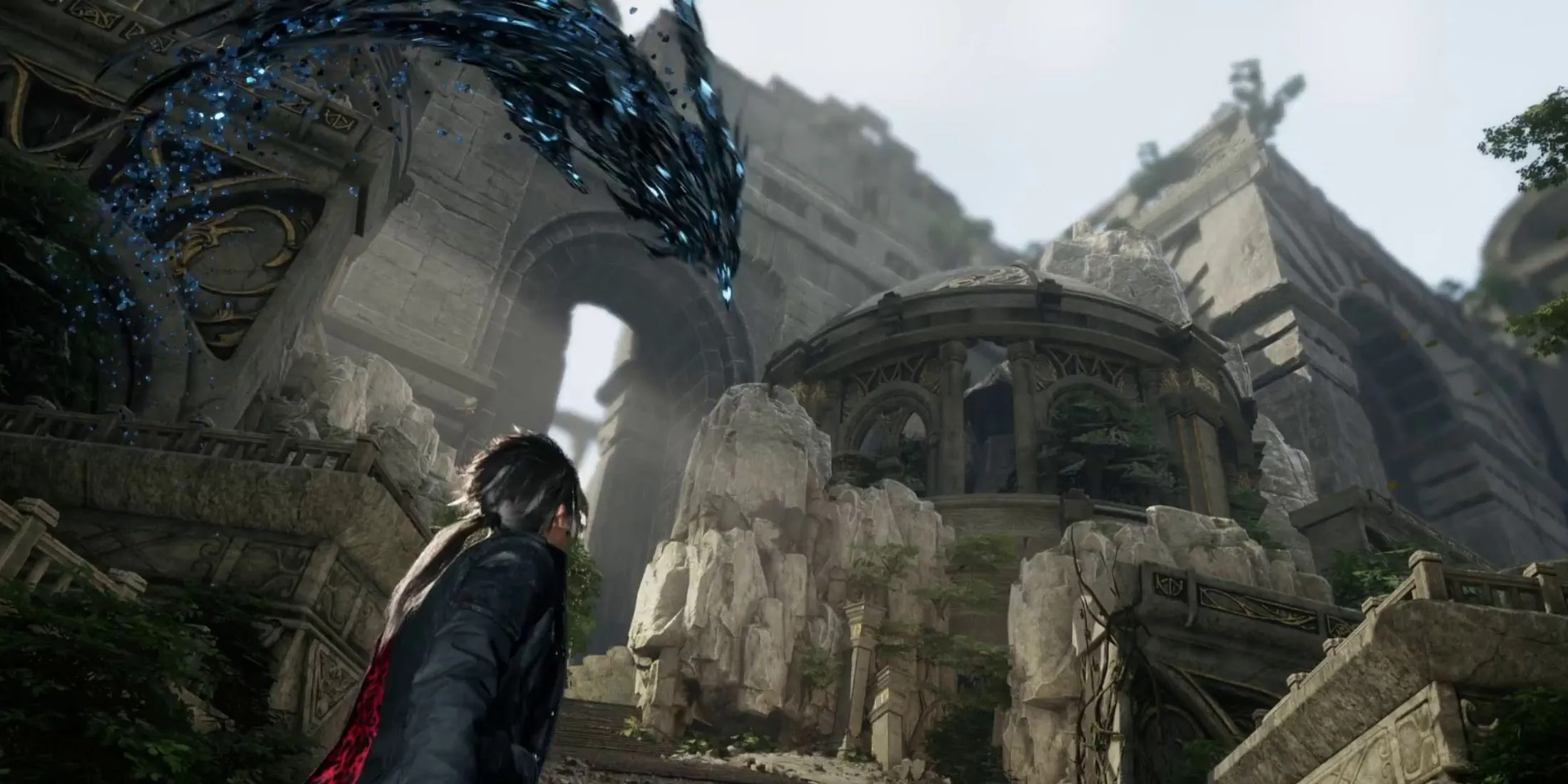 Mảnh ghép gameplay Lost Soul Aside, thể hiện lối chơi hành động tốc độ cao của Kaser