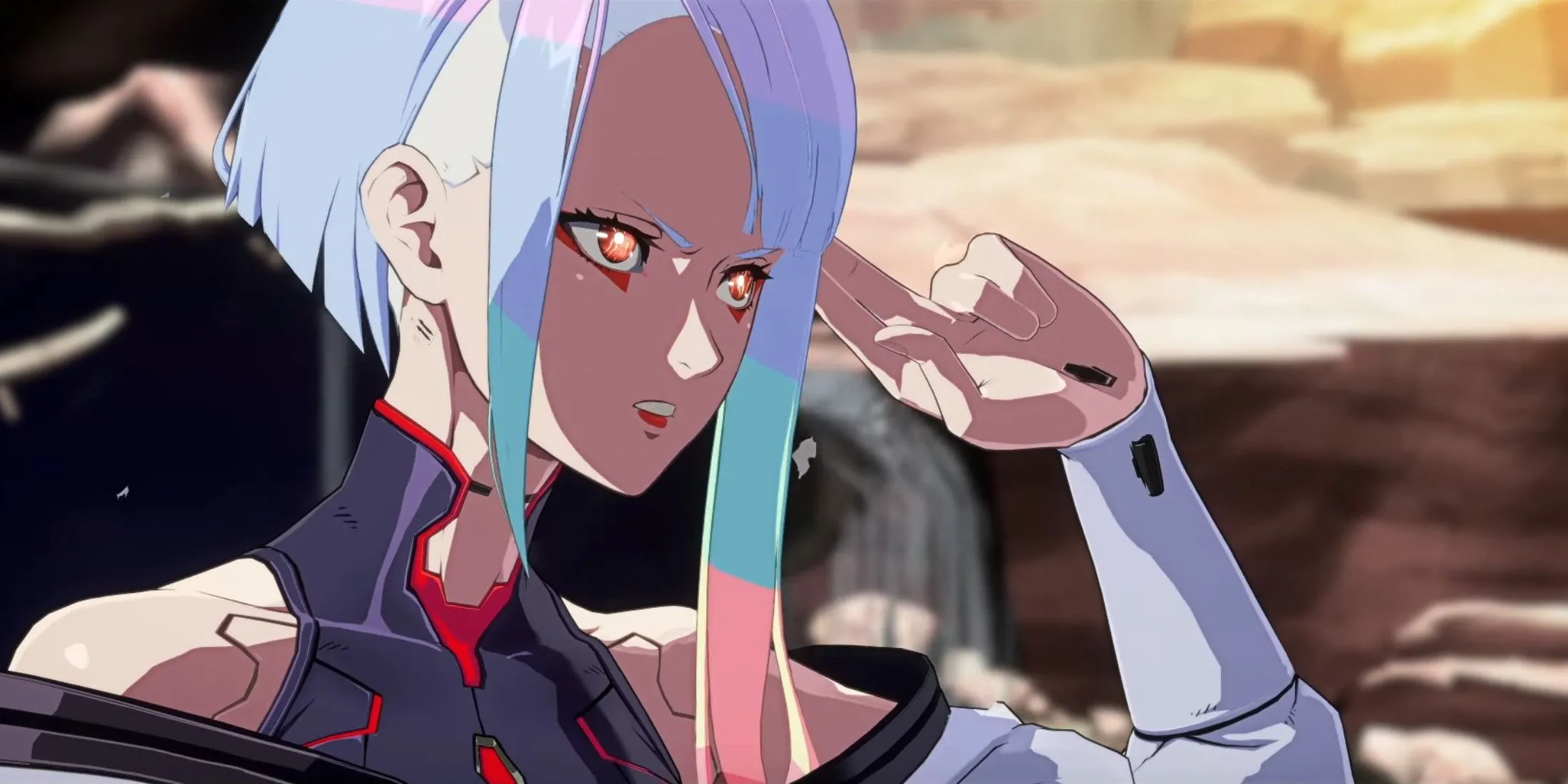 Nữ sát thủ Lucy đến từ Cyberpunk: Edgerunners giờ đây là nhân vật DLC trong game đối kháng Guilty Gear -Strive-