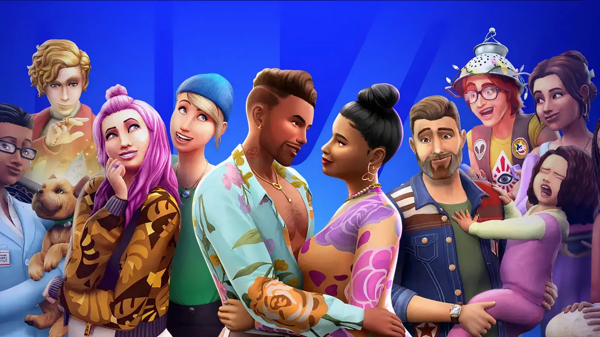 Poster giới thiệu The Sims 4 Adventure Awaits DLC với hình ảnh Sims đang khám phá thiên nhiên