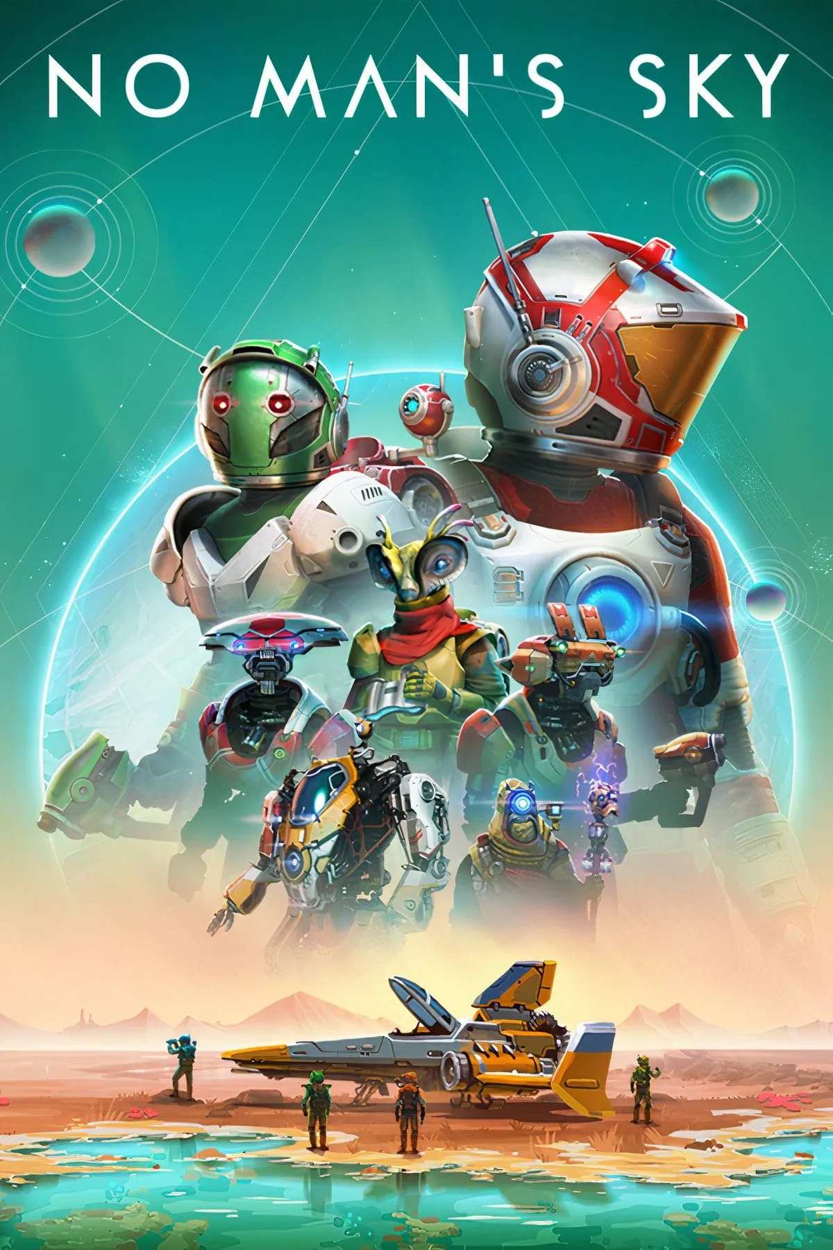 Tổng hợp các vật phẩm và giao diện người dùng trong No Man's Sky, minh họa các thay đổi từ bản vá