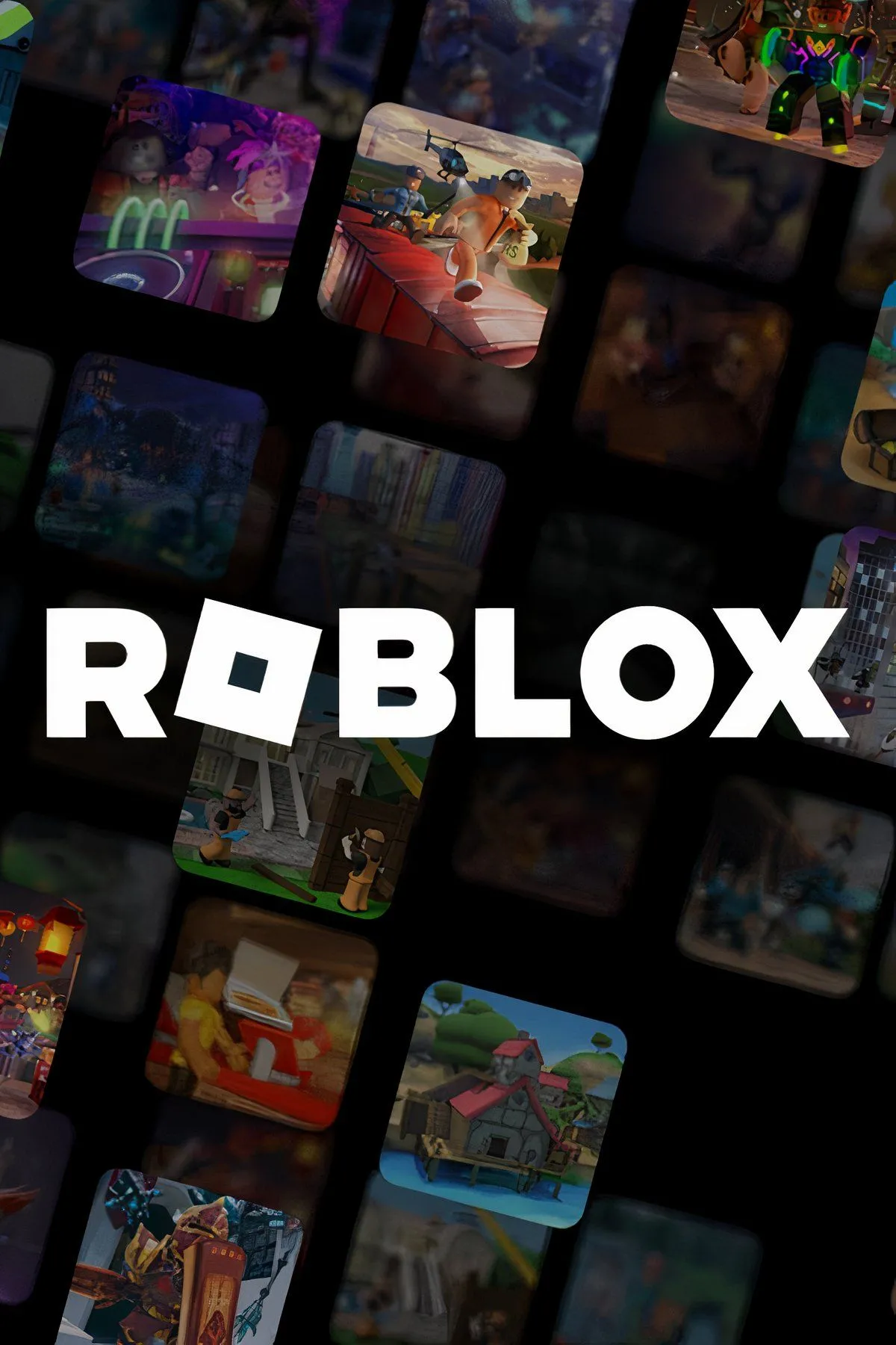 Tổng quan giao diện chính của Roblox, đại diện cho vũ trụ ảo rộng lớn nhưng tiềm ẩn rủi ro